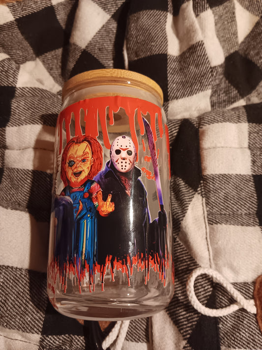Halloween evils tumbler